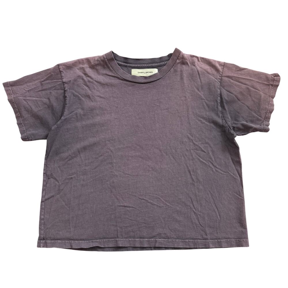 Darryl Brown Faded Boxy Cropped T-Shirt Sz S Made in USA